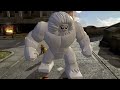 lego marvel avengers long fringe hair female transform into big fig with gorilla girl animation