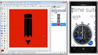 GIMP: Pencil (Edit) Icon In 8 Minutes, Save As PNG and SVG