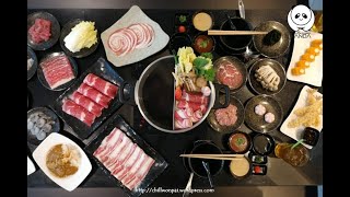 Eating at Shabushi Buffet, Bangkok Thailand ASMR Part 2