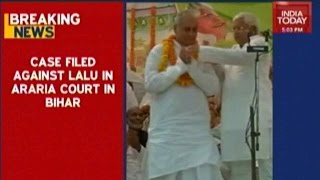 Case Filed Against RJD Supremo Lalu Yadav For Comments On Beef