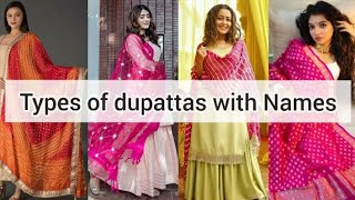 Types of dupatta with Names ll Designer dupatta for girls ll dupatta for women ll fashion pitara