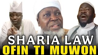 WAHALA DE BA MUFTI IWO LEHIN TI ARABA IFA JADE TAN FUN OHUN ATI EMEWA RE LORJ ORO SHARIA