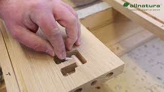 Hoe massief houten bedden door professionals worden gemaakt | Productie video