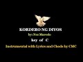 KORDERO NG DIYOS -  by Nez Marcelo, Instrumental with Lyrics and Chords