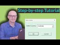 How to Create a UserForm Like a Pro