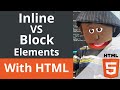 What is a block element? What is an inline element | html tutorial for beginners