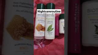 Night care routine with #Biotique products #healthandglow