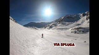 Via Spluga in inverno