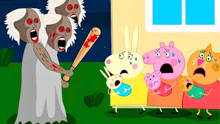 Peppa Pig vs Zombies Granny - Peppa Pig Family in Danger !! | Peppa Pig Funny Animation