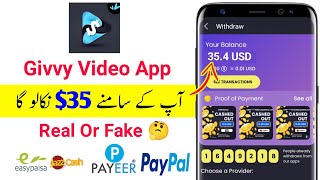 Givvy Video Payment Proof | Givvy Video App Se Paise Kaise Kamaye | Givvy Video Real Or Fake