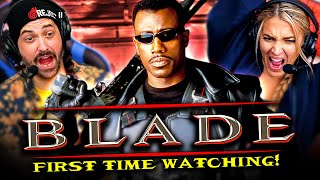 BLADE (1998) MOVIE REACTION!! FIRST TIME WATCHING!! Full Movie Review | Marvel | Wesley Snipes