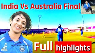 India vs australia women final match full highlights|| women cricket highlights