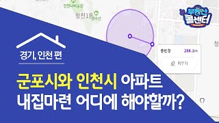 [부동산 콜센터] 군포시와 인천시 아파트 내집마련 어디에 해야할까?