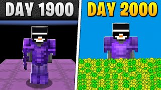I Survived 2,000 Days in HARDCORE Minecraft...