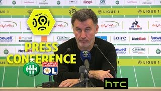 Press Conference AS Saint-Etienne - Olympique Lyonnais (2-0) /  2016-17