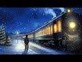 waiting for the polar express 🚂 dreamscape w vintage oldies christmas music reverb u0026 snowfall ❄