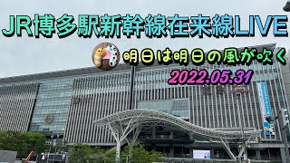 JR博多駅新幹線在来線LIVE【明日は明日の風が吹く】2022.05.31