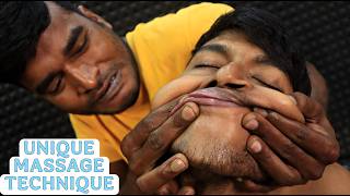 Unique Massage Techniques By Master Rajen | Head Massage & Neck Cracking | Deep Tissue Massage ASMR