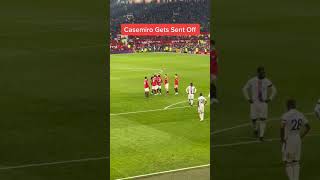 Casemiro Red Card vs Crystal Palace | Manchester United vs Crystal Palace