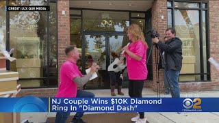 Couple Gets Engaged In N.J. 'Diamond Dash' Race