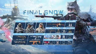 Season 11: Final Snow Battle Pass Trailer | Call of Duty: Mobile - Garena