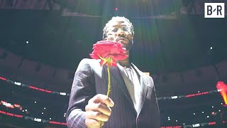 Derrick Rose Full Speech on His Chicago Bulls Celebration Night