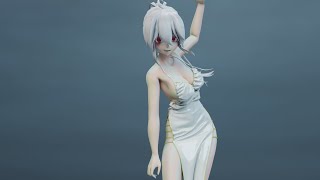 【MMD/HAKU】K/DA THE BADDEST【礼服/竖屏】