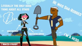 Lightning carrying Total Drama All Stars on his back for 7 minutes straight