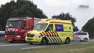 Een gewonde bij kop-staartbotsing in Bergentheim