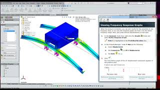 Damped, Harmonic Vibration analysis using solidWorks