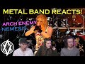 Arch Enemy - Nemesis (Live) REACTION | Metal Band Reacts! *REUPLOADED*