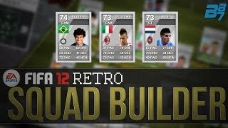FIFA 12 Ultimate Team RETRO Squad Builder | Serie A Silvers w/El Shaarawy