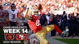 Chicago Bears vs. San Francisco 49ers | 2024 Week 14 Game Highlights