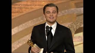Leo DiCaprio Golden Globes Win 2005 best Actor Drama
