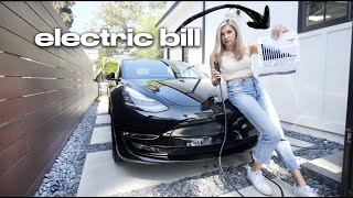 the REAL cost to charge a Tesla (revealing my electricity bill)
