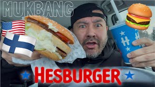 American🇺🇸eating Finland🇫🇮Hesburger🍔