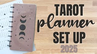 My 2025 Tarot Journal - Faith Planner SetUp \u0026 Redating the Happy Planner Skinny Classic