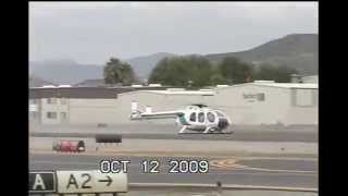 180 Autorotation accident Low rotor RPM( Helicopter Crash )