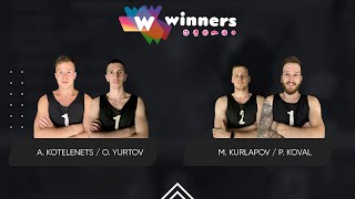 Winners Beach Volleyball. Men. A. Kotelenets / O. Yurtov - M. Kurlapov / P. Koval 05.02.2025