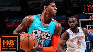 Oklahoma City Thunder vs New York Knicks Full Game Highlights | 11.14.2018, NBA Season