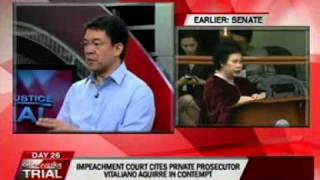 Pimentel: We must always show our respect for the court even if the judge is not respecting us