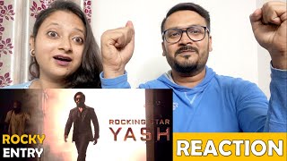 KGF Chapter 2 | Rocky Entry Scene Reaction | Rocking Star Yash Best Entry | REACTION VISION |