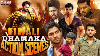 Diwali Dhamaka Back 2 Back Action Scenes || South Indian Hindi Dubbed Movies || Aditya Movies