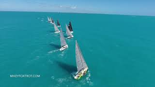 J111 Drone video @ Key West Race Week 2017