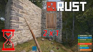 Простой и безопасный дом 2x1 из камня в Rust