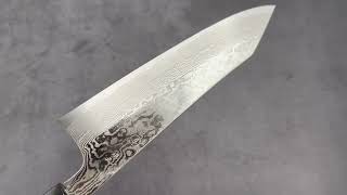 Tadokoro Makoto Ginsan Kiritsuke-Gyuto Damascus,Mirror 210mm