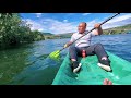 kayaking on tatai river with relaxing music and birth singing the most pristine river in cambodia