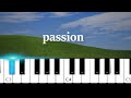 PinkPantheress - Passion  (Piano Tutorial)