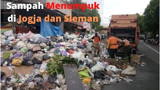 Sampah menumpuk di Jogja dan Sleman