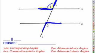 Lesson 2-5: Proving Lines Parallel